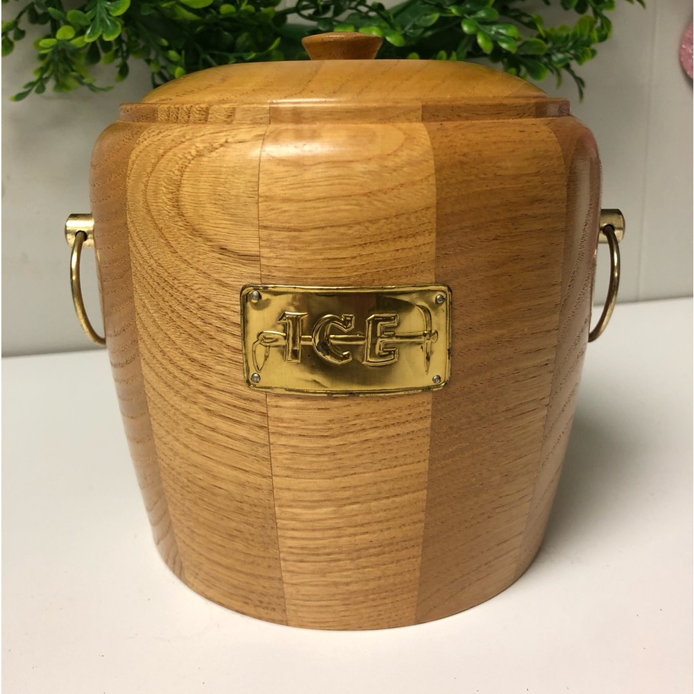 COPY - Vintage 1960s Lancraft Mid Century Modern Compact Ice Bucket